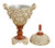 Valencia Stately Lidded Urn 23 Inches Tall Close Up Image