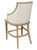 Farmhouse Barrel Counter Stool Close Up Image