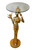 Golden Lady Pedestal Table Room Scene