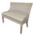 Alfresco Bench Kuba Weave Whitewash Close Up Image