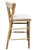 Alto Back Barstool Natural Close Up Image