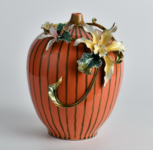 Small Pumpkin Bloom Vase