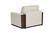 778 - Turner Uph  Collection   Turner Lounge Chair C-Ivory